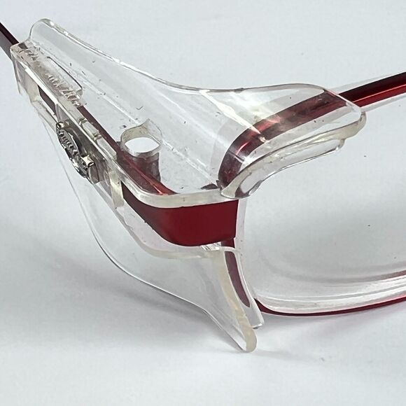 ArmouRX 7014P BRG Red Rectangular Full Rim Z87-2+ 51-18-135 Eyeglass Frames READ - Picture 5 of 15